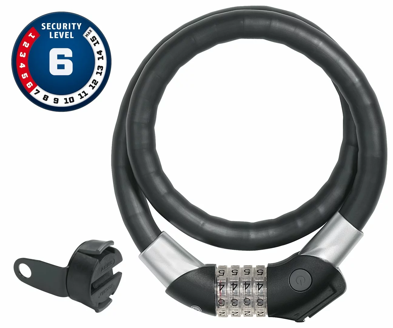 ABUS Raydo Pro Steel-O-Flex 1460/85 Incl. KF-Sattelhalter 3 ABUS Raydo Pro Steel-O-Flex 1460/85 Incl. KF-Sattelhalter