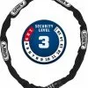 ABUS Steel-O-Chain 4804C/75 Black Mit Einstellbarer Zahlenkombination -Fahrräder Verkäufe Abus Steel o Chain 4804C 75 75cm black schwarz Level3 Zahlenschloss Zahlenkombimation 4003318716171