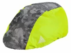 Apura Helmüberzug Für Erwachsenenhelm Neongelb / Camu-Reflex