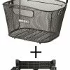 Basil Bold-M Quer Engmaschig Schwarz Mit I-Rack-2 Adapter