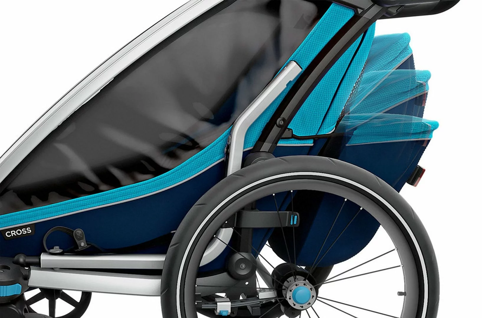 Thule Chariot Thule-Chariot Cross1, Blue / Poseidon 12 Thule Chariot Thule-Chariot Cross1, Blue / Poseidon – Bild 10