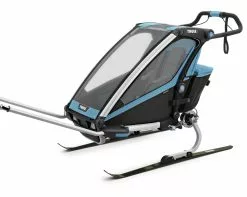 Thule Chariot Thule-Chariot Sport1, Blue / Black -Fahrräder Verkäufe Blue SKI 1