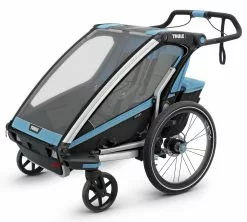 Thule Chariot Thule-Chariot Sport2, Blue / Black -Fahrräder Verkäufe Blue Stroller Buggy