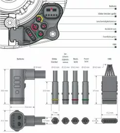 Brose Motor 250 Watt Drive-T Mag Ab 2020 (neu) -Fahrräder Verkäufe Brose Motor Drive T MAG 2020 Anschluesse