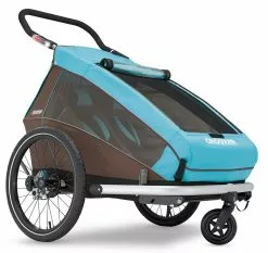 Croozer Kid Plus For 2 Ab 2016 Mit Licht Gefedert Mit Buggy-, Walker- Und Fahrrad-Opt. Sky-blue *** -Fahrräder Verkäufe Buggy 2