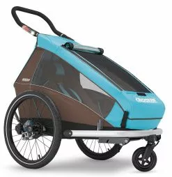 Croozer Kid Plus For 1 Ab 2016 Mit Licht Gefedert Mit Buggy-, Walker- Und Fahrrad-Opt. Sky-blue *** -Fahrräder Verkäufe Buggy 3