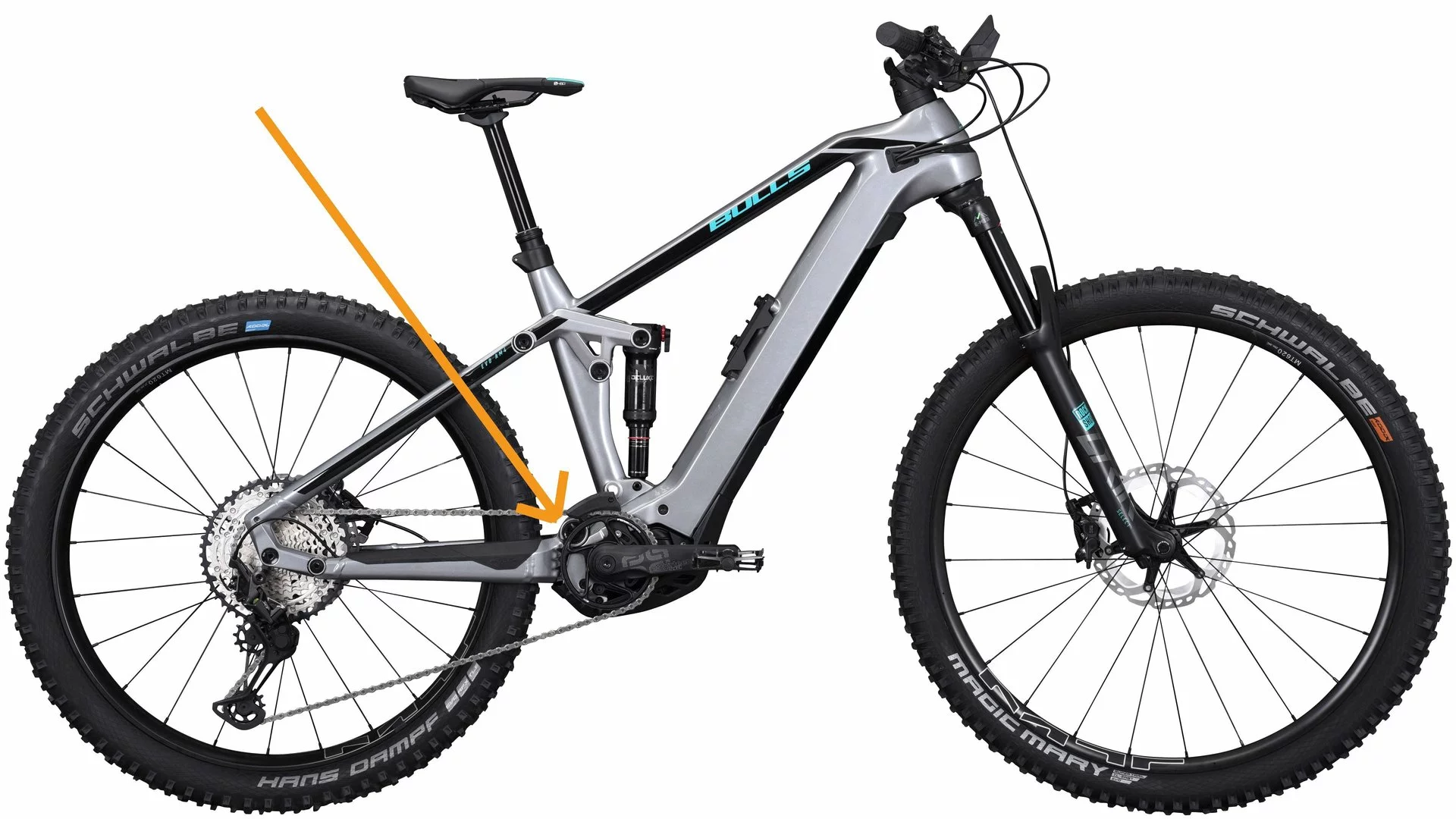 Bulls Lagersatz 01 Hauptrahmen -> Kettenstrebe Sonic Evo-TR/AM/EN Eva-TR – Bild 2