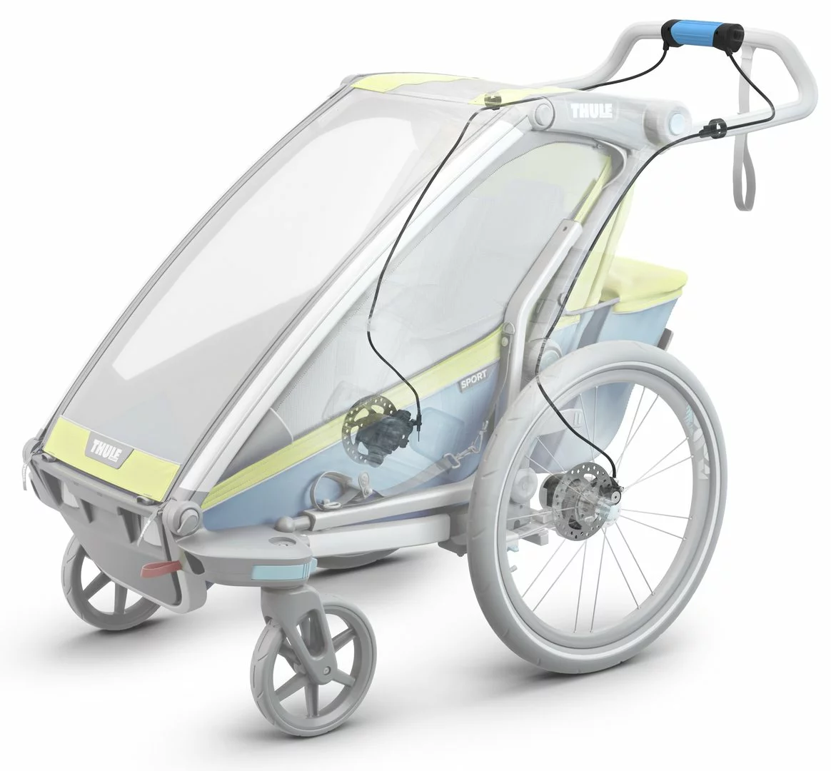 Thule Chariot Thule-Chariot Sport1, Chartreuse / Mykonos 10 Thule Chariot Thule-Chariot Sport1, Chartreuse / Mykonos – Bild 8