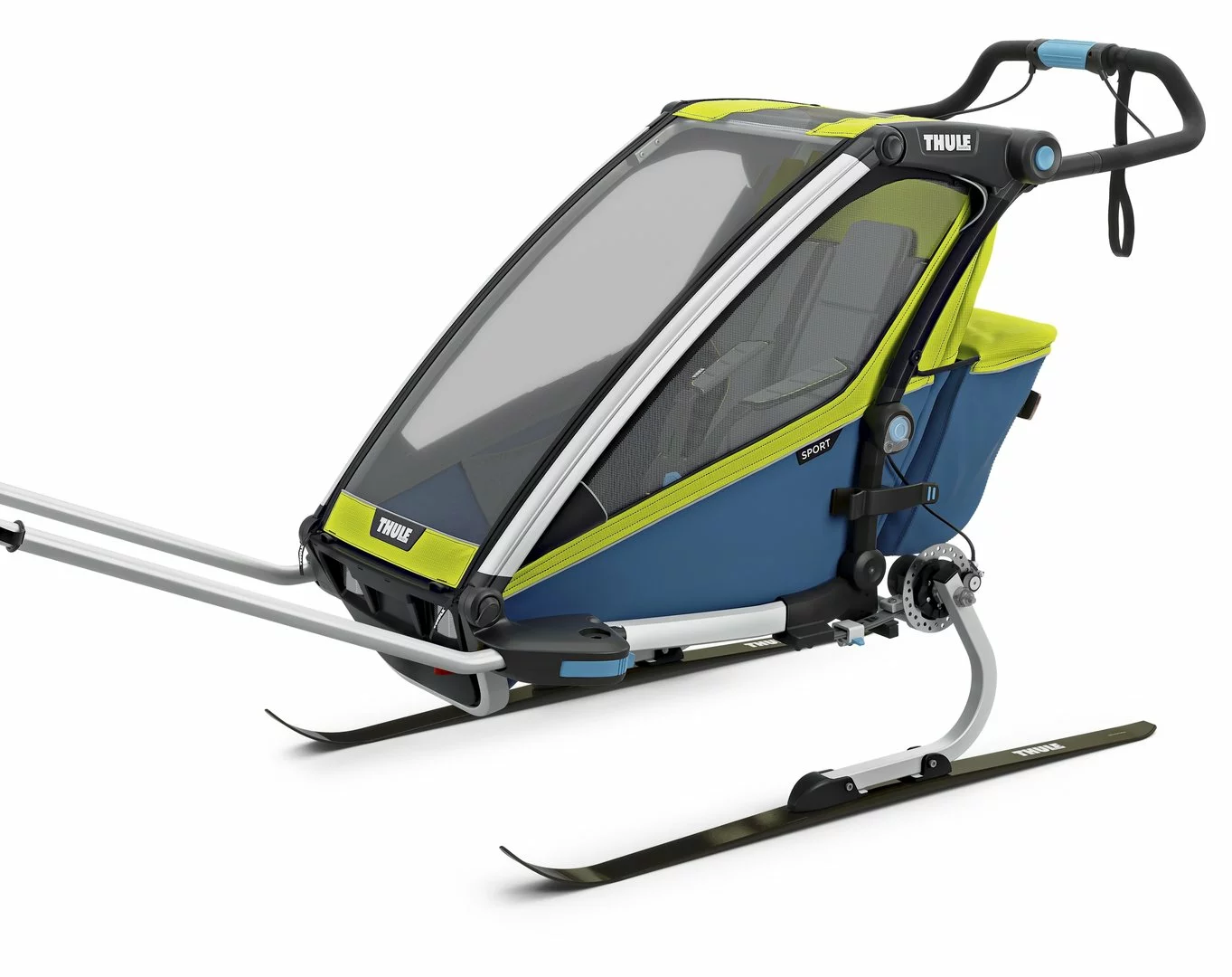 Thule Chariot Thule-Chariot Sport1, Chartreuse / Mykonos 6 Thule Chariot Thule-Chariot Sport1, Chartreuse / Mykonos – Bild 4