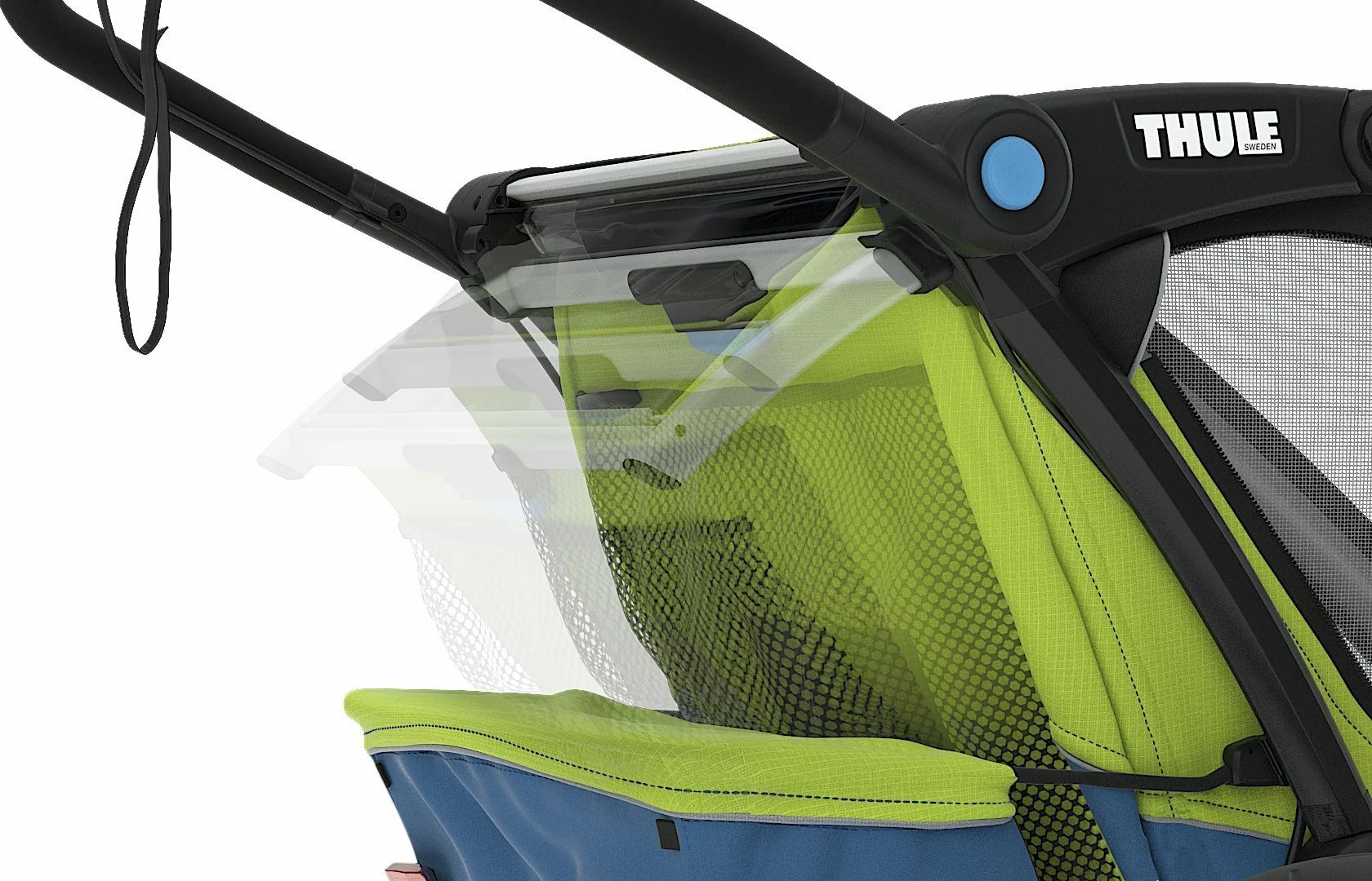 Thule Chariot Thule-Chariot Sport1, Chartreuse / Mykonos 9 Thule Chariot Thule-Chariot Sport1, Chartreuse / Mykonos – Bild 7