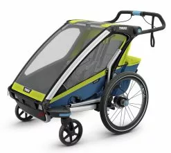 Thule Chariot Thule-Chariot Sport2, Chartreuse / Mykonos -Fahrräder Verkäufe Chartreuse Stroller Buggy