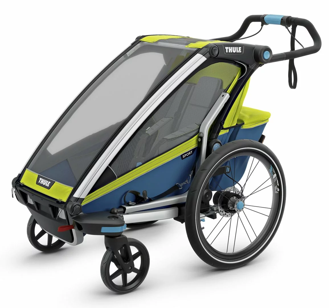 Thule Chariot Thule-Chariot Sport1, Chartreuse / Mykonos 5 Thule Chariot Thule-Chariot Sport1, Chartreuse / Mykonos – Bild 3