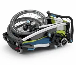 Thule Chariot Thule-Chariot Sport1, Chartreuse / Mykonos 17 Thule Chariot Thule-Chariot Sport1, Chartreuse / Mykonos -Fahrräder Verkäufe Chartreuse gefaltet