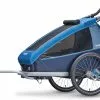 Croozer Kid Plus For 1 Ab 2018 Gefedert Mit Licht, Fahrrad-, Buggy- Und Jogging-Option Ocean-blue -Fahrräder Verkäufe Croozer KidPlusfor1 Fahrrad Bike 2018 ocean blue 121000318 4044494143955