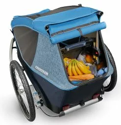 Croozer Kid Plus For 1 Ab 2018 Gefedert Mit Licht, Fahrrad-, Buggy- Und Jogging-Option Ocean-blue 16 Croozer Kid Plus For 1 Ab 2018 Gefedert Mit Licht, Fahrrad-, Buggy- Und Jogging-Option Ocean-blue -Fahrräder Verkäufe Croozer KidPlusfor1 StorageCompartment Kofferraum 2018 ocean blue 121000318 4044494143955