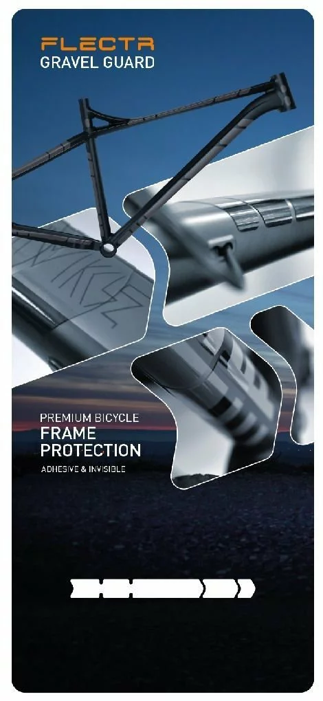 FLECTR Rahmenschutzfolie Gravel Guard Frame Protector Kettenstrebe 3 FLECTR Rahmenschutzfolie Gravel Guard Frame Protector Kettenstrebe
