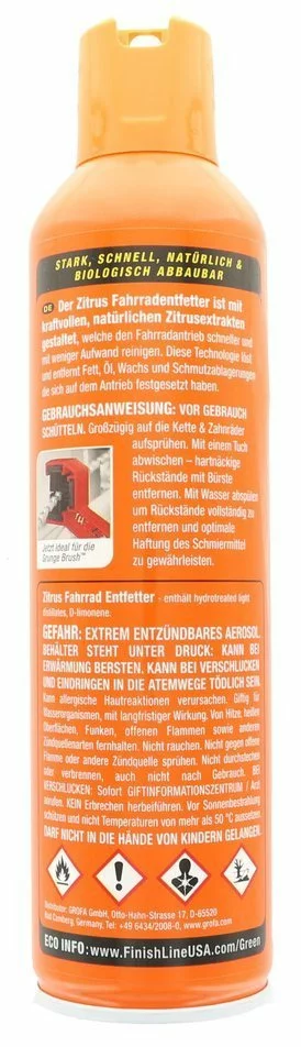 Finishline Zitrus Entfetter 355ml 4 Finishline Zitrus Entfetter 355ml – Bild 2
