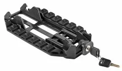 Fuxon Monkeyload-T Korb A-Cross Querkorb Engmaschig Schwarz -Fahrräder Verkäufe Fuxon Carrymore Adapterplatte Monkeyload mit Schloss einzeln 051 21602a