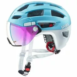 Uvex Finale-Visor 52-57cm / 56-61cm -Fahrräder Verkäufe Helm Uvex Finale Visor stato cool blue 52 57cm S4107530415 4043197310404