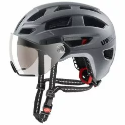 Uvex Finale-Visor 52-57cm / 56-61cm -Fahrräder Verkäufe Helm Uvex Finale Visor stato steel 52 57cm S4107530515 4043197310428