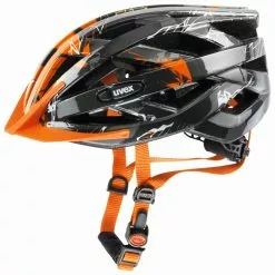 Uvex I-VO-C 52-57cm / 56-60cm -Fahrräder Verkäufe Helm Uvex I VO 3D dark silver orange 52 57cm S4104170315 4043197255200