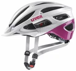 Uvex True 52-55cm / 55-58cm 13 Uvex True 52-55cm / 55-58cm -Fahrräder Verkäufe Helm Uvex True silver fuchsia 52 55cm S4100530415 4043197338668