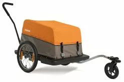 Croozer Cargo Ab 2014 Mit Fester Wanne Grau-braun-orange **Ausverkauft** -Fahrräder Verkäufe Jogger