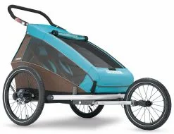 Croozer Kid Plus For 2 Ab 2016 Mit Licht Gefedert Mit Buggy-, Walker- Und Fahrrad-Opt. Sky-blue *** -Fahrräder Verkäufe Jogger 4