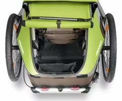 Croozer Kid For 1 Ab 2016 Mit Buggy- Und Joggerset Einsitzer Meadow Green -Fahrräder Verkäufe Kofferraum 1
