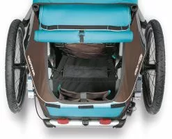 Croozer Kid Plus For 1 Ab 2016 Mit Licht Gefedert Mit Buggy-, Walker- Und Fahrrad-Opt. Sky-blue *** -Fahrräder Verkäufe Kofferraum 3