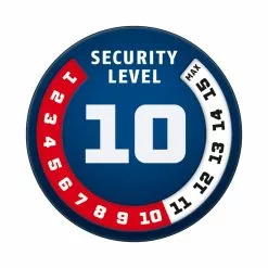 ABUS Bordo 6005/90 Black Neu Mit SH-Halter Plus-Serie -Fahrräder Verkäufe Level10 1