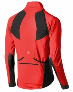 Loeffler Löffler San Remo Windstopper Softshell Light Zip-Off 15922 -Fahrräder Verkäufe Loeffer Herren Bike Zip off Jacke San Remo Windstopper Soft Shell Light rot schwarz 15922 599a