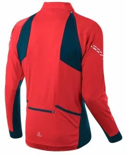 Loeffler Löffler San Remo-2 Windstopper Softshell Light Zip-Off 24573 -Fahrräder Verkäufe Loeffler Herren BIKE ZIP OFF JACKET SAN REMO 2 Windstopper light red deep water 24573 554 2022 2023a