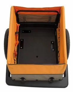 Croozer Cargo Ab 2014 Mit Fester Wanne Grau-braun-orange **Ausverkauft** -Fahrräder Verkäufe Oben