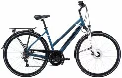 Pegasus Piazza-Disc 2022 21-Gang -Fahrräder Verkäufe Pegasus Piazza Disc 2022 21 Gang Kettenschaltung Scheibenbremsen Damen Trapez dark petrol matt white blau weiss 636 83345 83350