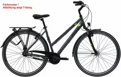 Pegasus Piazza 2020/2021 21-Gang -Fahrräder Verkäufe Pegasus Piazza 2020 21 Gang Damen Trapez grau matt lime 526 00945 00950 00953