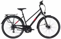 Pegasus Solero-Disc 2022 24-Gang -Fahrräder Verkäufe Pegasus Solero SL Disc 2022 24 Gang Damen Trapez black matt red schwarz rot grau 636 27745 27750 27755 27760