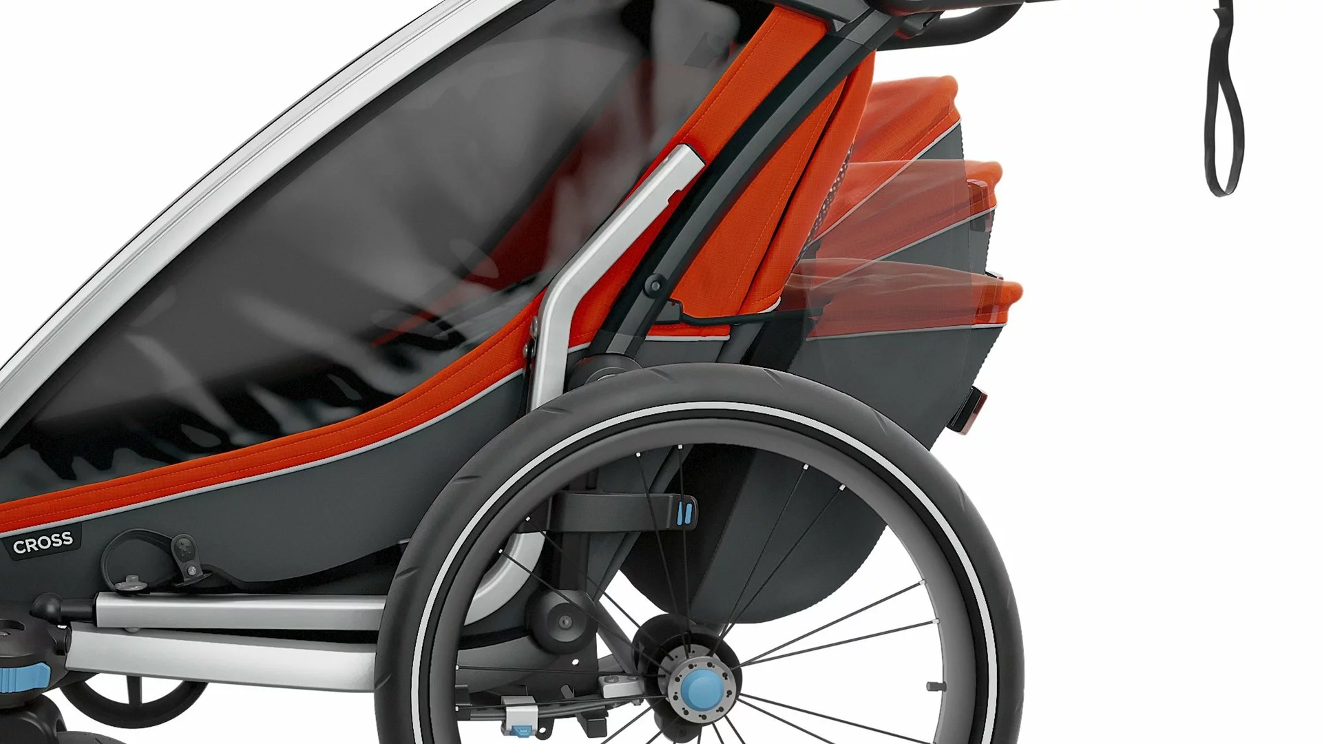 Thule Chariot Thule-Chariot Cross2, Roarange / Dark Shadow 12 Thule Chariot Thule-Chariot Cross2, Roarange / Dark Shadow – Bild 10