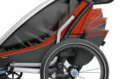 Thule Chariot Thule-Chariot Cross1, Roarange / Dark Shadow -Fahrräder Verkäufe Roarange Kofferraum