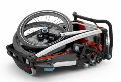 Thule Chariot Thule-Chariot Cross1, Roarange / Dark Shadow -Fahrräder Verkäufe Roarange gefaltet