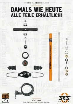 SKS Aero Rennkompressor Orange E.V.A. -Fahrräder Verkäufe SKS Aero Rennkompressor EVA 10062 050 22140 4002556237257b