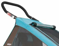 Croozer Kid Plus For 1 Ab 2016 Mit Licht Gefedert Mit Buggy-, Walker- Und Fahrrad-Opt. Sky-blue *** -Fahrräder Verkäufe Schiebebuegel 1