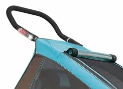 Croozer Kid Plus For 2 Ab 2016 Mit Licht Gefedert Mit Buggy-, Walker- Und Fahrrad-Opt. Sky-blue *** -Fahrräder Verkäufe Schiebebuegel