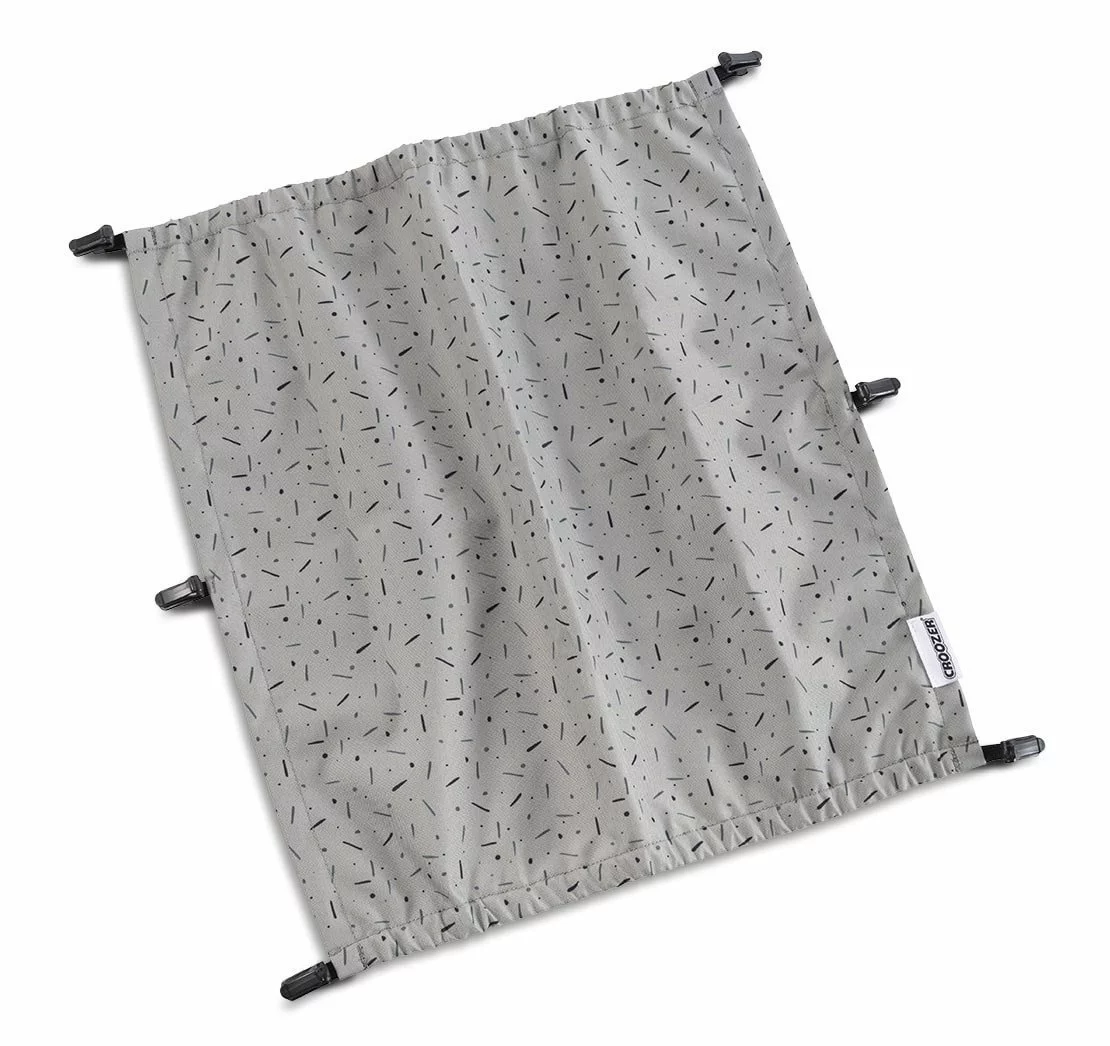 Croozer Sonnenschutz Sun Cover Kid 2-Sitzer Kaaos Ab 2020 Stone-grey Colored Passend Ab 2018er Kid