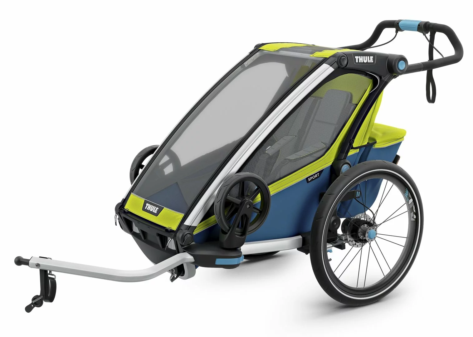 Thule Chariot Thule-Chariot Sport1, Chartreuse / Mykonos 3 Thule Chariot Thule-Chariot Sport1, Chartreuse / Mykonos