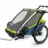 Thule Chariot Thule-Chariot Sport2, Chartreuse / Mykonos -Fahrräder Verkäufe Thule Chariot Sport2 Chartreuse 10201004 Cycling Bike