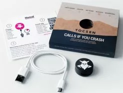 Uvex Tocsen Crashsensor Schwarz -Fahrräder Verkäufe UVEX Tocsen Crashsensor black schwarz S4191010100 4043197333113b