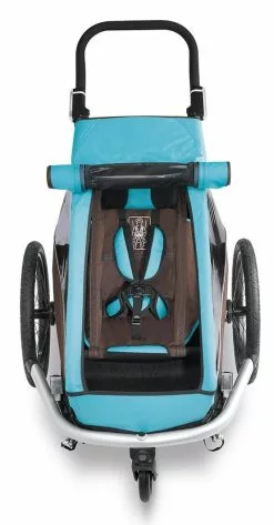 Croozer Kid Plus For 1 Ab 2016 Mit Licht Gefedert Mit Buggy-, Walker- Und Fahrrad-Opt. Sky-blue *** -Fahrräder Verkäufe mit Babysitz 3